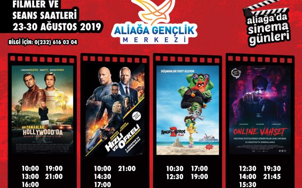 ALİAĞA GENÇLİK MERKEZİ’NDE VİZYONDA BU HAFTA..