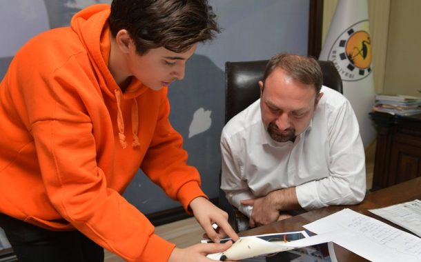 NEDİM UYSAL'LI ÖĞRENCİLER, BAŞKAN GÜMRÜKÇÜ'YÜ ZİYARET ETTİLER, ONDAN ÖNERİ İSTEDİLER..