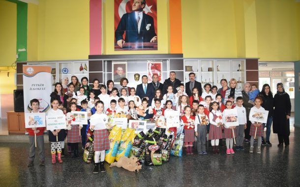 PETKİM İLKÖĞRETİM OKULU ÖĞRENCİLERİNDEN, MAMA BAĞIŞI..