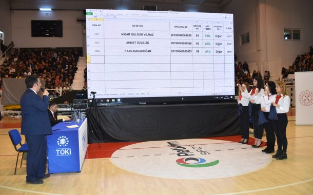 ALİAĞA’DA TOKİ KURALARI ÇEKİLDİ, 750 HAK SAHİBİ BELLİ OLDU..