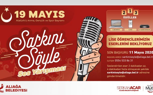 ALİAĞA BELEDİYESİNDEN LİSELER ARASI SES YARIŞMASI..