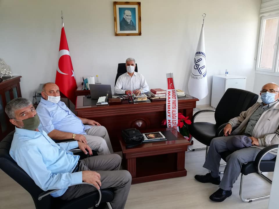 SAADET PARTİSİNDEN, ALİAĞA MÜFTÜLÜĞÜNE ZİYARET.. SAADET PARTİSİNDEN, ALİAĞA MÜFTÜLÜĞÜNE ZİYARET..