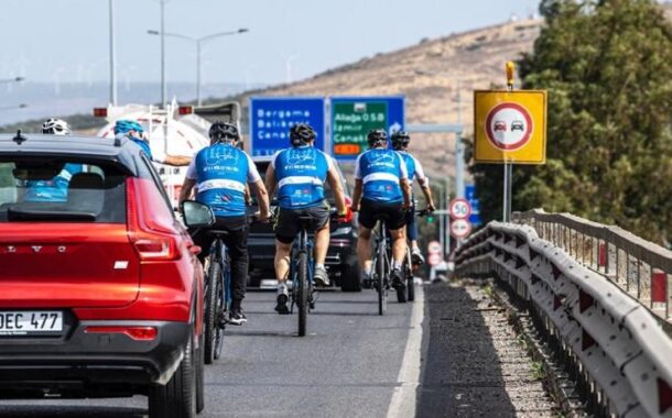 UNESCO DÜNYA MİRASI YOLUNDA, İZMİR-BERGAMA ARASI PEDAL BASTILAR..