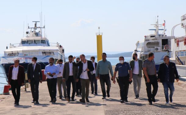 ALİAĞA- MİDİLLİ SEFERLERİ İÇİN GİRİŞİMLER ARTTI, ALİAĞA HEYETİ, AYVALIK’TA İNCELEMELERDE BULUNDU..