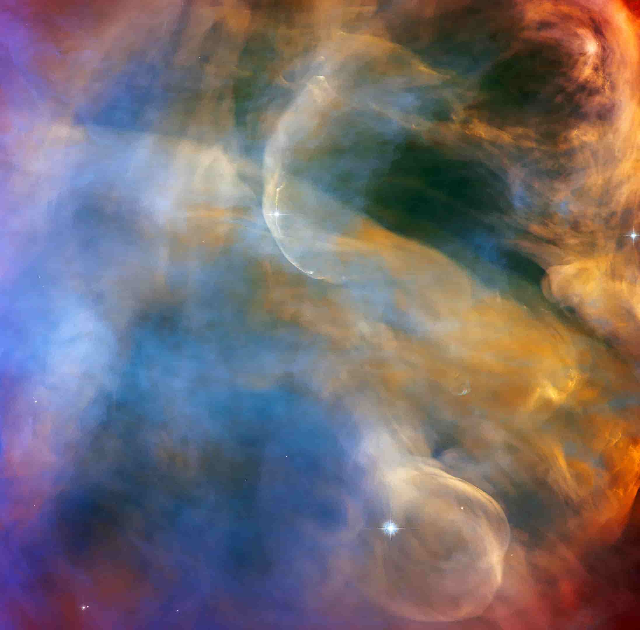 Hubble Teleskobu, Orion Bulutsusu’nda Rüya Gibi Bir Görsel Yakaladı… Hubble Teleskobu, Orion Bulutsusu’nda Rüya Gibi Bir Görsel Yakaladı…