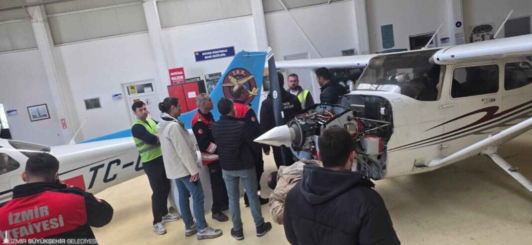 İZMİR İTFAİYESİNDEN HAVA KAZALARINA ÖZEL EĞİTİM…