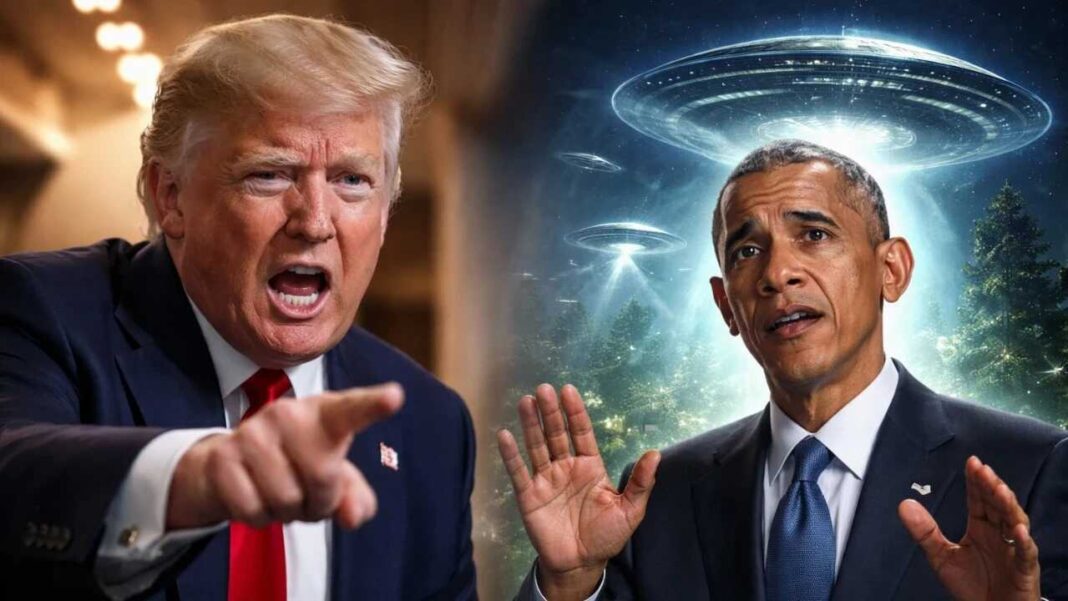 TRUMP’TAN-OBAMA’YA SUÇLAMA!: “UZAYLILAR HAKKINDA GİZLİ BİLGİLER VERDİ…”