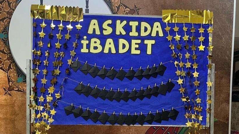 MEB’DEN OKULLARDA: “ASKIDA İBADET” UYGULAMASI…
