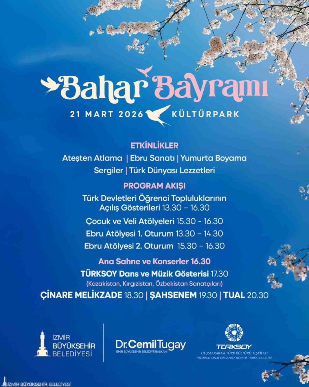 Baharın Gelişi Kültürpark’ta Kutlanacak… Baharın Gelişi Kültürpark’ta Kutlanacak…