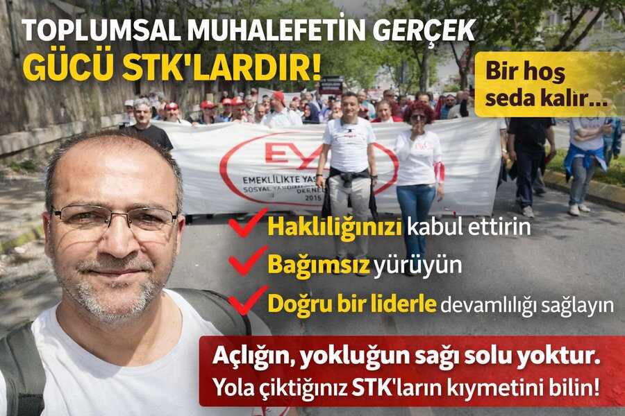 “HAK ARAYAN KİTLELER, HERHANGİ BİR SİYASİ YAPININ ARKA BAHÇESİ HALİNE GELDİĞİ ANDA GÜCÜNÜ KAYBEDER…” “HAK ARAYAN KİTLELER, HERHANGİ BİR SİYASİ YAPININ ARKA BAHÇESİ HALİNE GELDİĞİ ANDA GÜCÜNÜ KAYBEDER…”