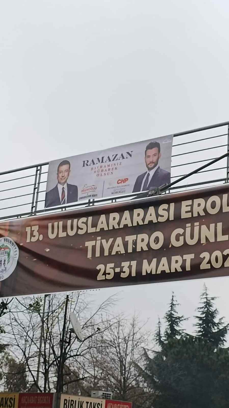 İMAMOĞLU’NA KENDİ MEMLEKETİNDE AFİŞ YASAĞI!… İMAMOĞLU’NA KENDİ MEMLEKETİNDE AFİŞ YASAĞI!…