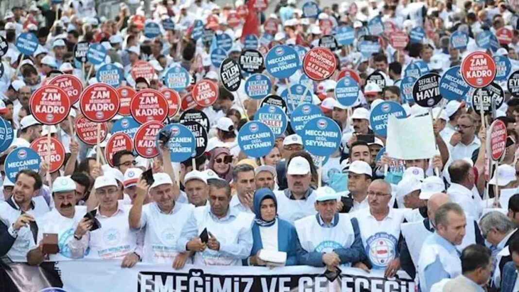 YÜKSEK ENFLASYON VE HAYAT PAHALILIĞINDAN BEZEN MEMURLAR SOKAĞA İNİYOR!… YÜKSEK ENFLASYON VE HAYAT PAHALILIĞINDAN BEZEN MEMURLAR SOKAĞA İNİYOR!…