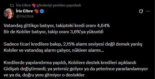 TAKİP’TEKİ KREDİ ORANLARI YÜKSELİYOR, KOBİ’LER VE VATANDAŞ ALARM VERİYOR!… TAKİP’TEKİ KREDİ ORANLARI YÜKSELİYOR, KOBİ’LER VE VATANDAŞ ALARM VERİYOR!…