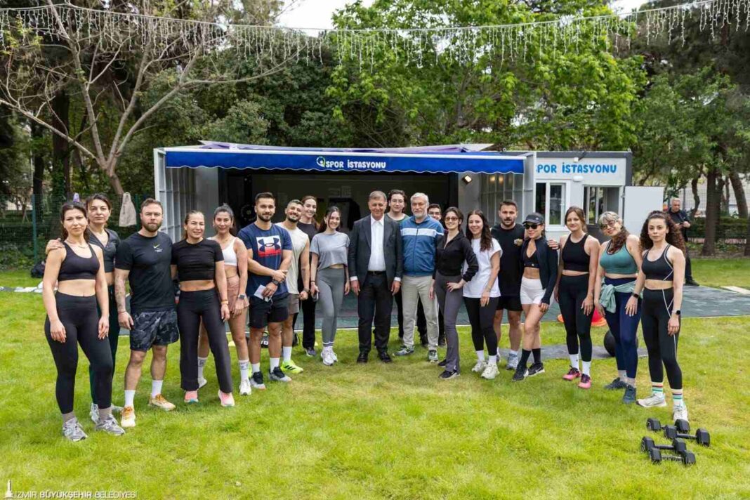 Spor İstasyonlarının Dördüncüsü Kültürpark’ta Açıldı… Spor İstasyonlarının Dördüncüsü Kültürpark’ta Açıldı…