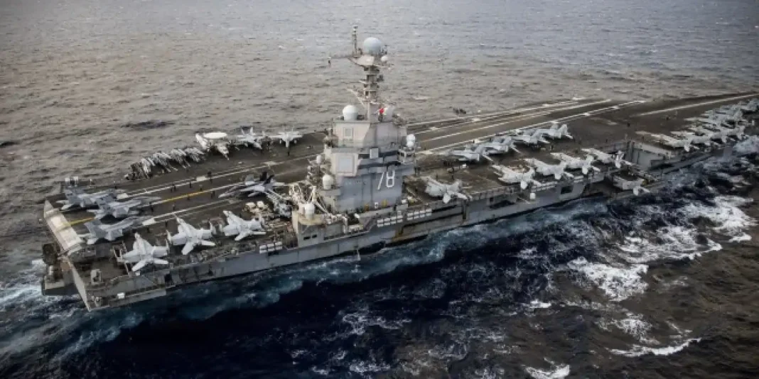 USS GERALD FORD UÇAK GEMİSİ BÖLGEDEN AYRILIYOR… USS GERALD FORD UÇAK GEMİSİ BÖLGEDEN AYRILIYOR…