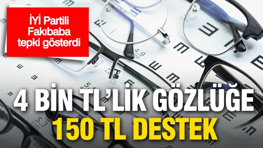 SGK’DAN 4 BİN LİRALIK GÖZLÜĞE 150 LİRA DESTEK… SGK’DAN 4 BİN LİRALIK GÖZLÜĞE 150 LİRA DESTEK…