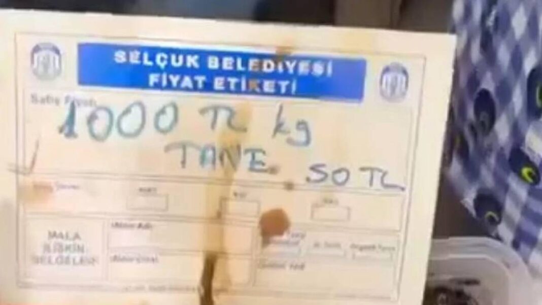 ZEYTİNİN TANESİNİ 50 LİRA’DAN SATTI, PARA CEZASIYLA CEZALANDIRILDI… ZEYTİNİN TANESİNİ 50 LİRA’DAN SATTI, PARA CEZASIYLA CEZALANDIRILDI…