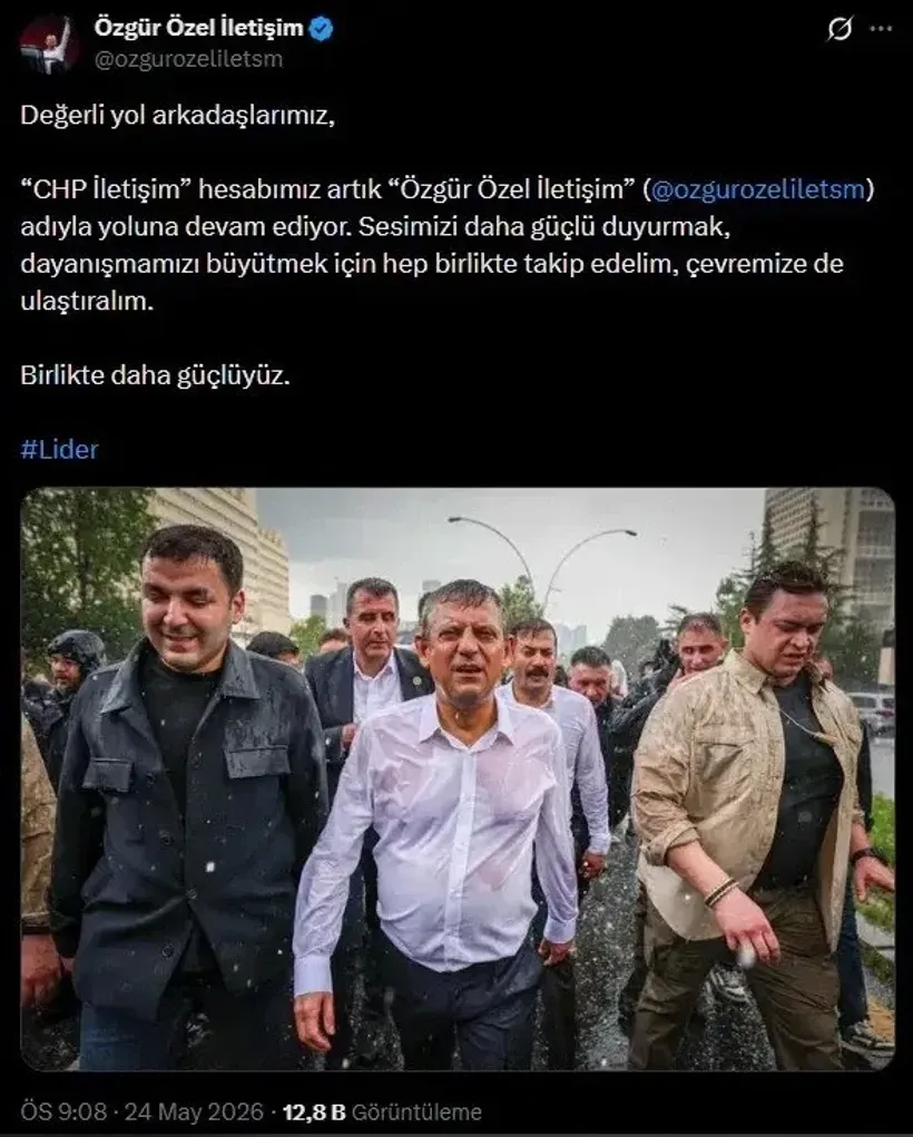 “BİRLİKTE DAHA GÜÇLÜYÜZ” DEDİLER, İLETİŞİM HESABININ ADINI DEĞİŞTİRDİLER… “BİRLİKTE DAHA GÜÇLÜYÜZ” DEDİLER, İLETİŞİM HESABININ ADINI DEĞİŞTİRDİLER…