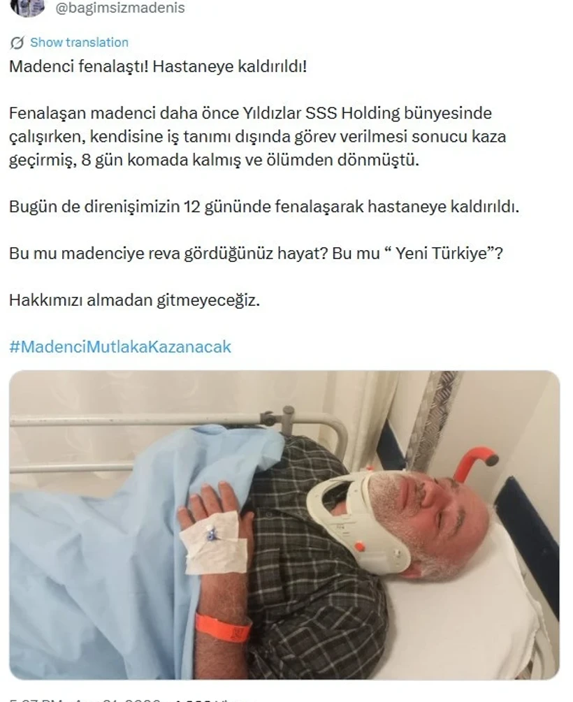 SENDİKADAN SERT TEPKİ: “BU MU MADENCİYE REVA GÖRDÜĞÜNÜZ?…” SENDİKADAN SERT TEPKİ: “BU MU MADENCİYE REVA GÖRDÜĞÜNÜZ?…”