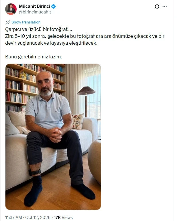 AKP’Lİ BİRİNCİ İSMAİL SAYMAZ’IN BİLEĞİ ELEKTRONİK KELEPÇELİ FOTOĞRAFINI PAYLAŞTI… AKP’Lİ BİRİNCİ İSMAİL SAYMAZ’IN BİLEĞİ ELEKTRONİK KELEPÇELİ FOTOĞRAFINI PAYLAŞTI…